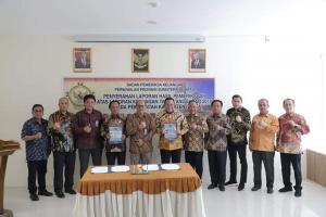 Penyerahan LHP Atas Laporan Keuangan TA 2019  pada Pemkab Muba oleh BPK RI Perwakilan Prov. Sumsel
